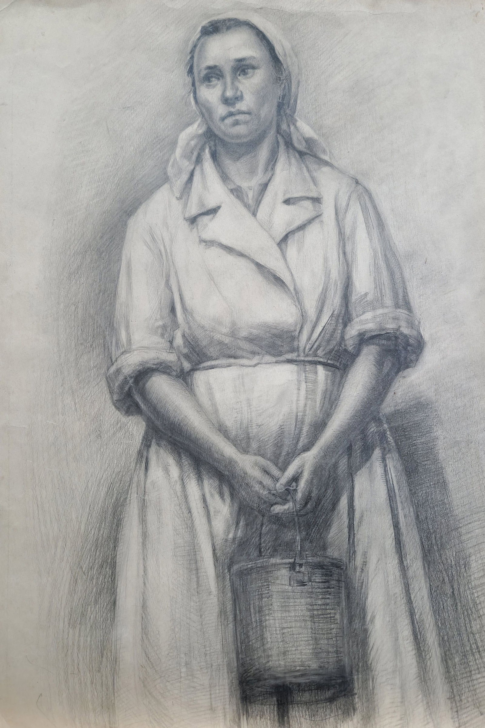 Khmelnitsky Olexandr (Ukrainian artist), "Woman", pencil on paper (1 of 4)