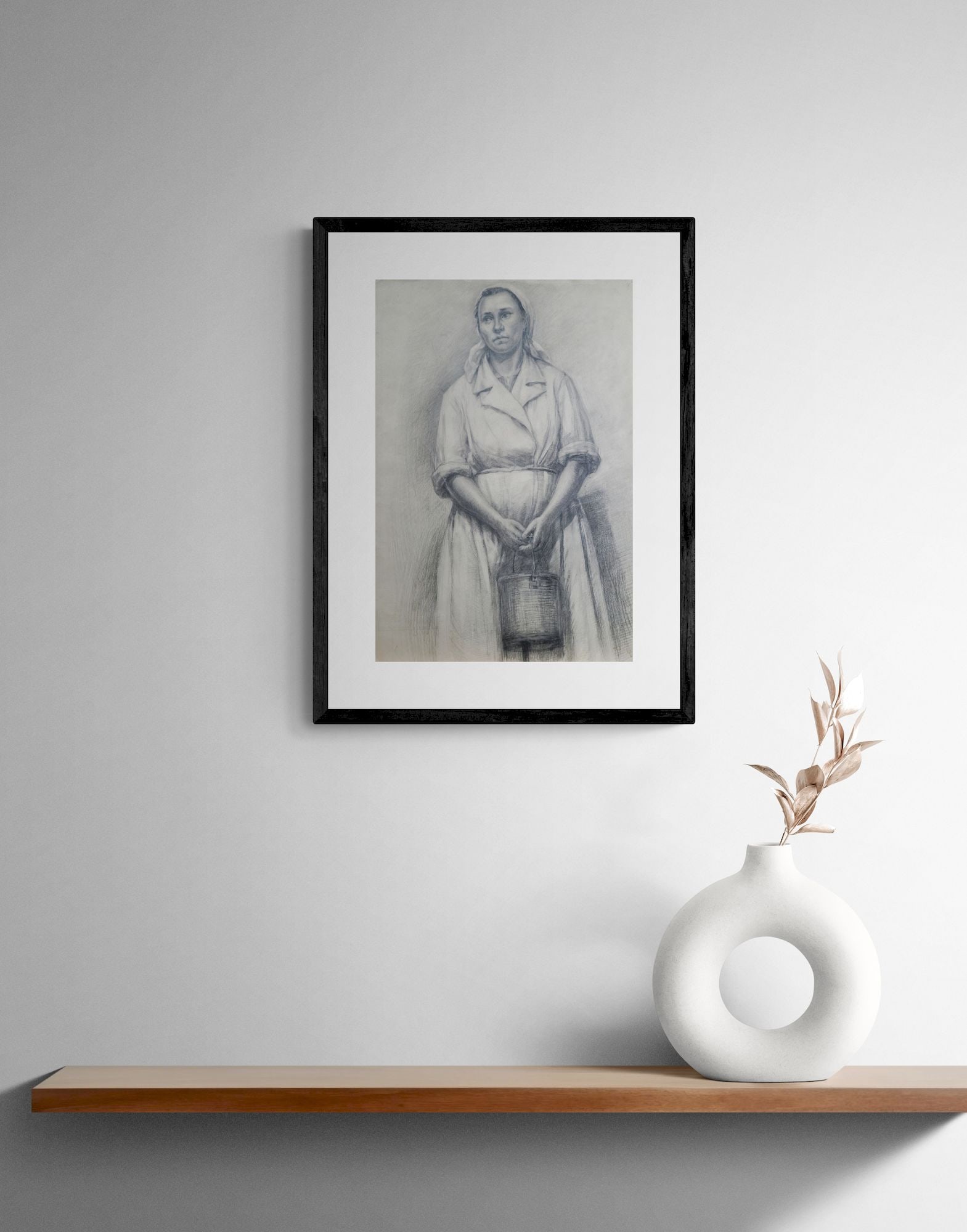 Khmelnitsky Olexandr (Ukrainian artist), "Woman", pencil on paper - 2