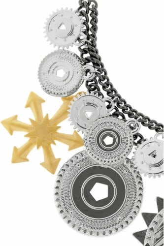 Eddie Borgo Tricolor Challenge Necklace - 4