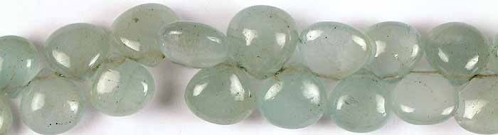 Aquamarine Plain Briolette / Semi-Precious Gemstone Beads: Title: Aquamarine Plain Briolette / Semi-Precious Gemstone Beads Description: The Aquamarine Plain Briolette is a stunning gemstone renowned for its captivating beauty and soothing hues. Its name, der