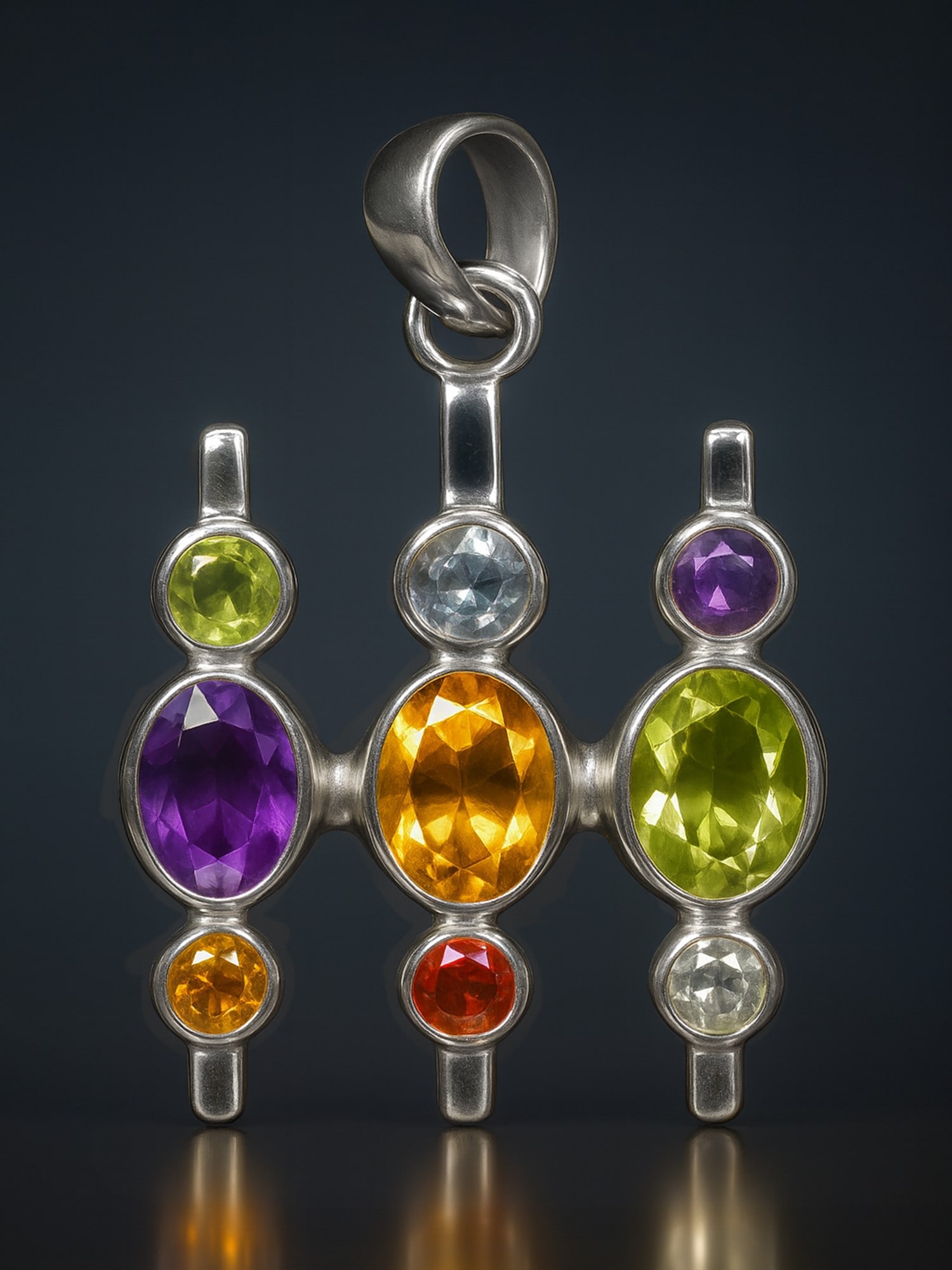 Fine Cut Gemstone Pendant: Title: Fine Cut Gemstone Pendant Description: itemcode : JDD64) Reserve: $97.00 Shipping: Domestic: Shipping rates are determined by destination International: Foreign shipping rates are determined