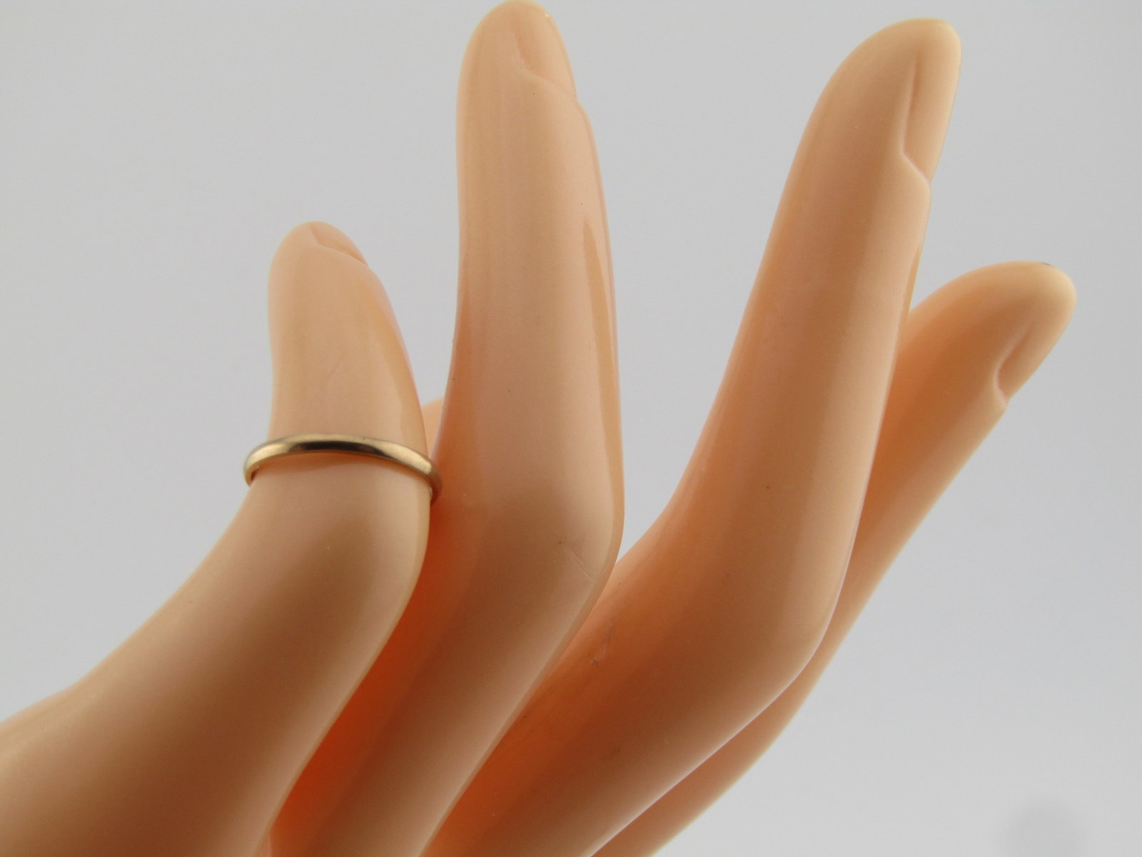 Vintage 10kt Child Band Ring, Sz. 1.5, Signed BDA, 1940's-1950's - 5