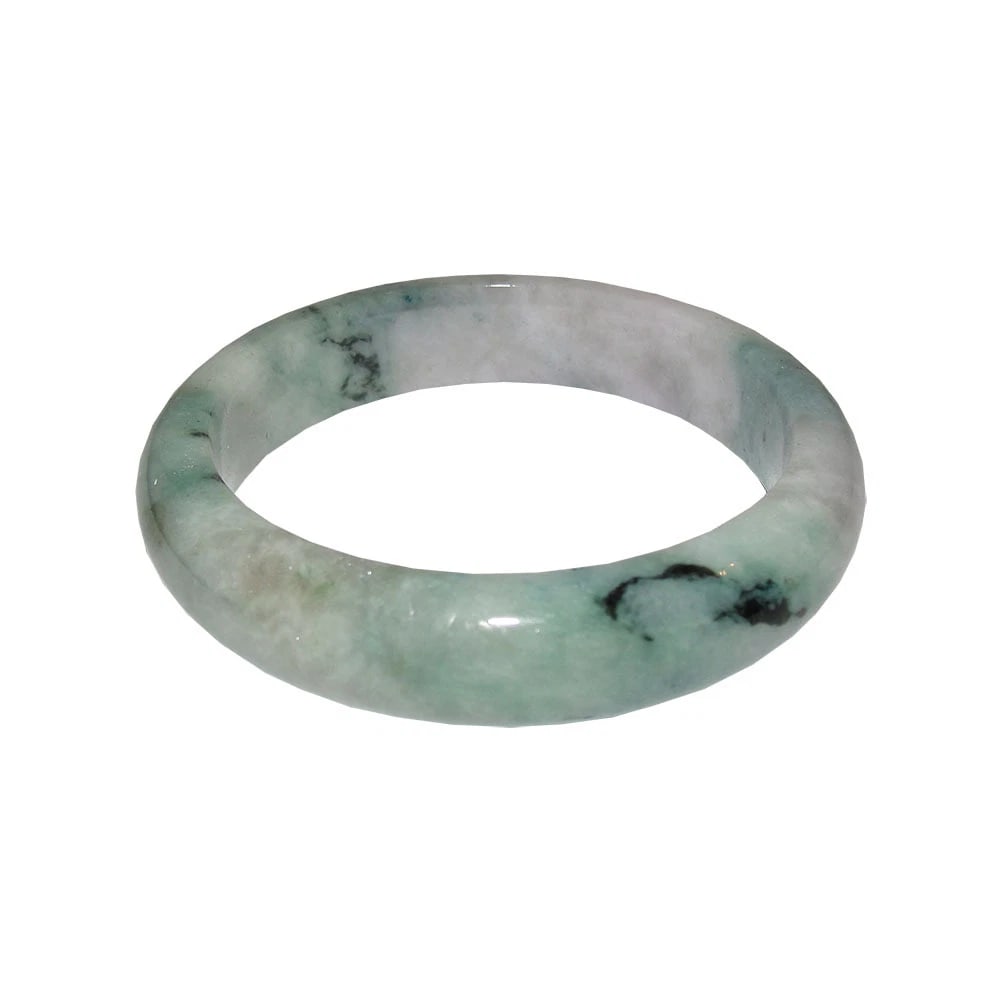 Chinese Jadeite Jade Bangle Bracelet - 3