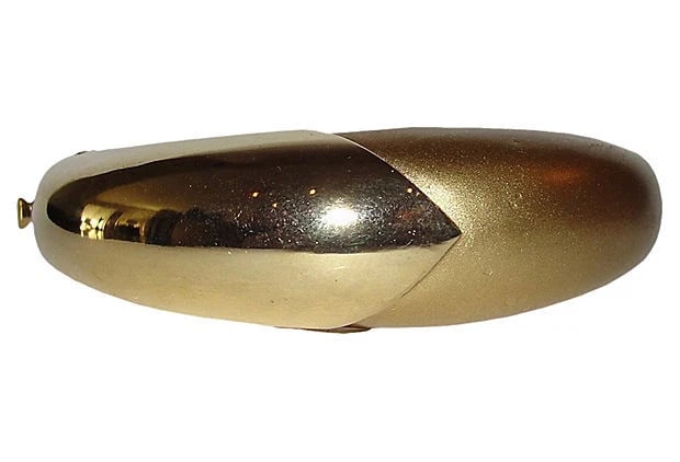 Lanvin Goldtone Retro Bangle Bracelet (1 of 6)