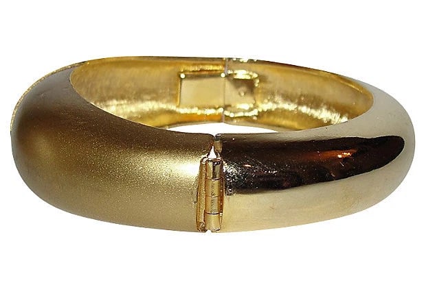 Lanvin Goldtone Retro Bangle Bracelet - 3