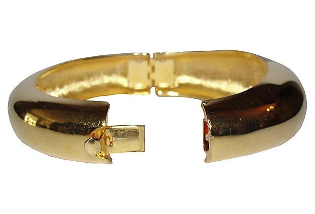 Lanvin Goldtone Retro Bangle Bracelet - 4
