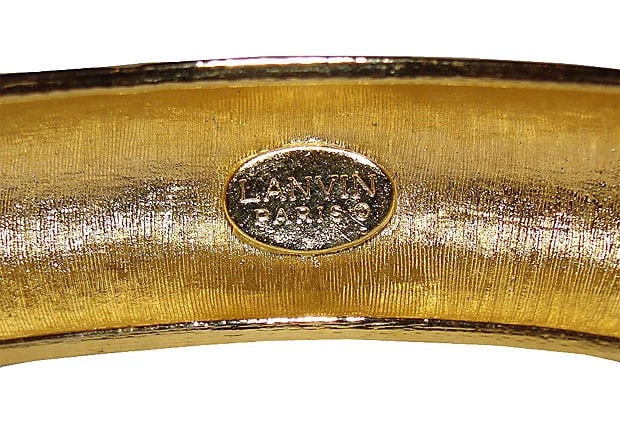 Lanvin Goldtone Retro Bangle Bracelet - 6
