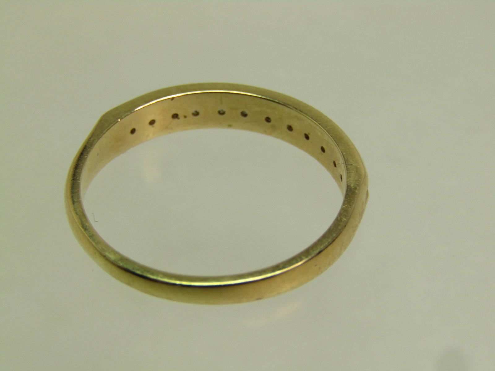 Vintage 14kt Diamond Anniversary/Wedding Band, Sz. 10, Magicglo, Unisex, 1980's - 5