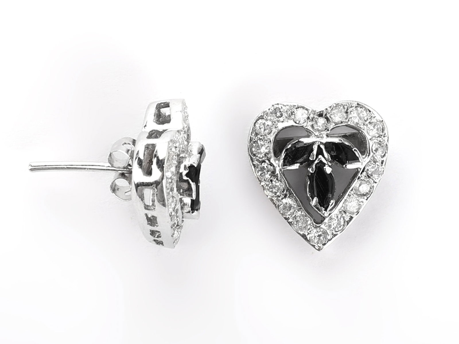 Valentine Earrings: Title: Valentine Earrings Description: Lord Kamadeva is the Hindu god of love and human desire. He is also called Manmatha, or the churner of love. He is often portrayed with his other half, his
