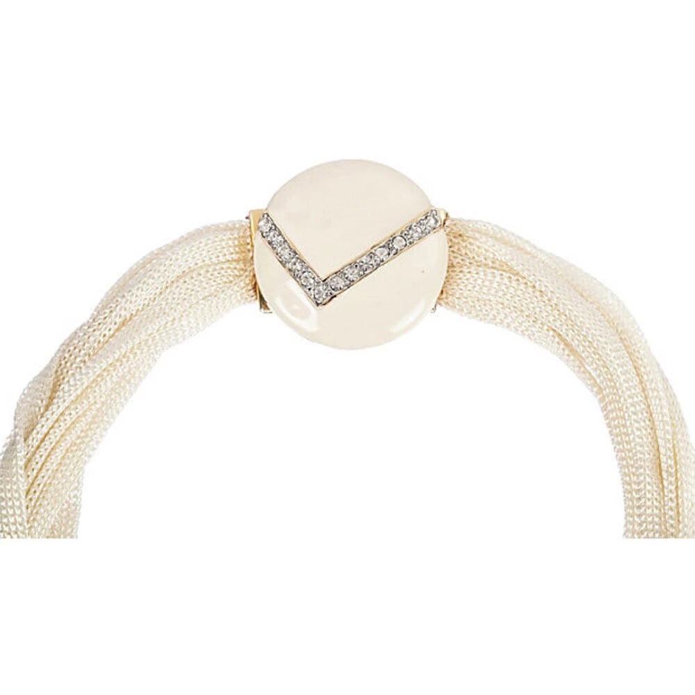 Alexis Kirk Enamel and Rhinestone Collar Necklace - 5