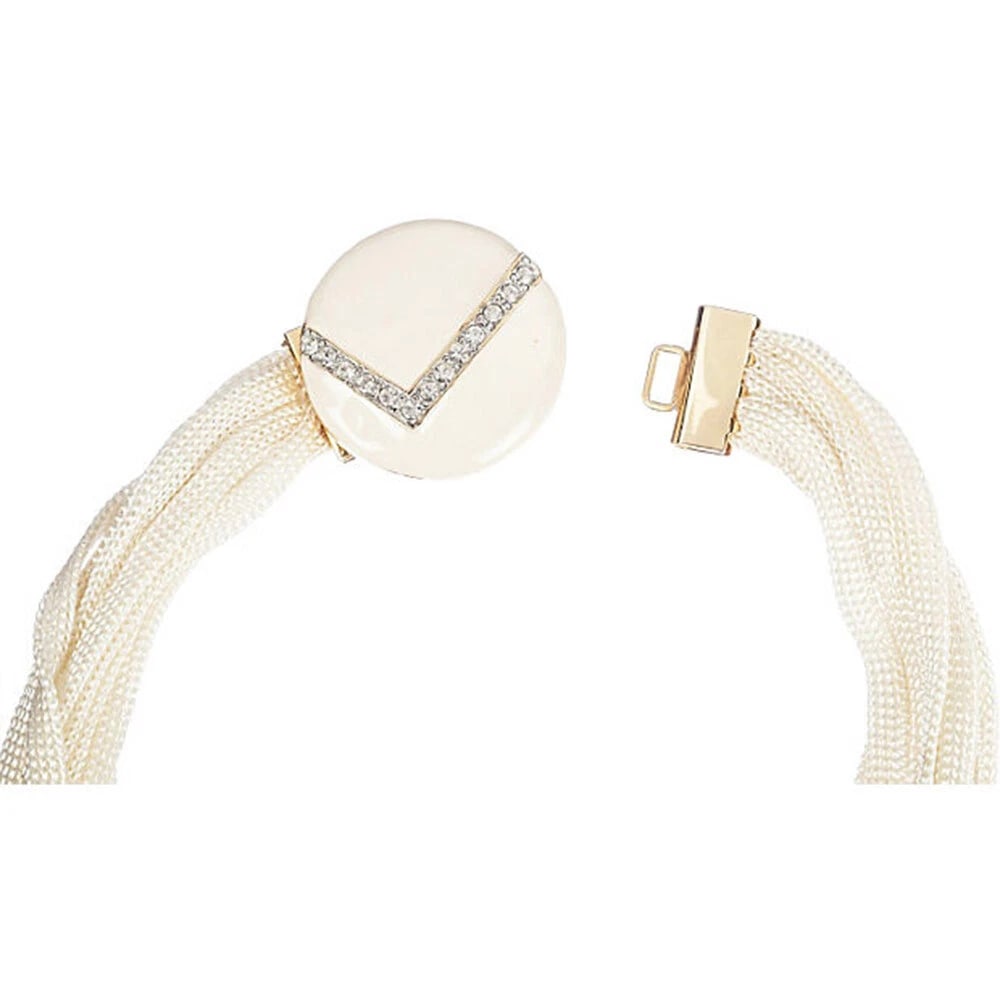 Alexis Kirk Enamel and Rhinestone Collar Necklace - 6