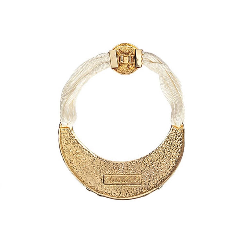 Alexis Kirk Enamel and Rhinestone Collar Necklace - 7