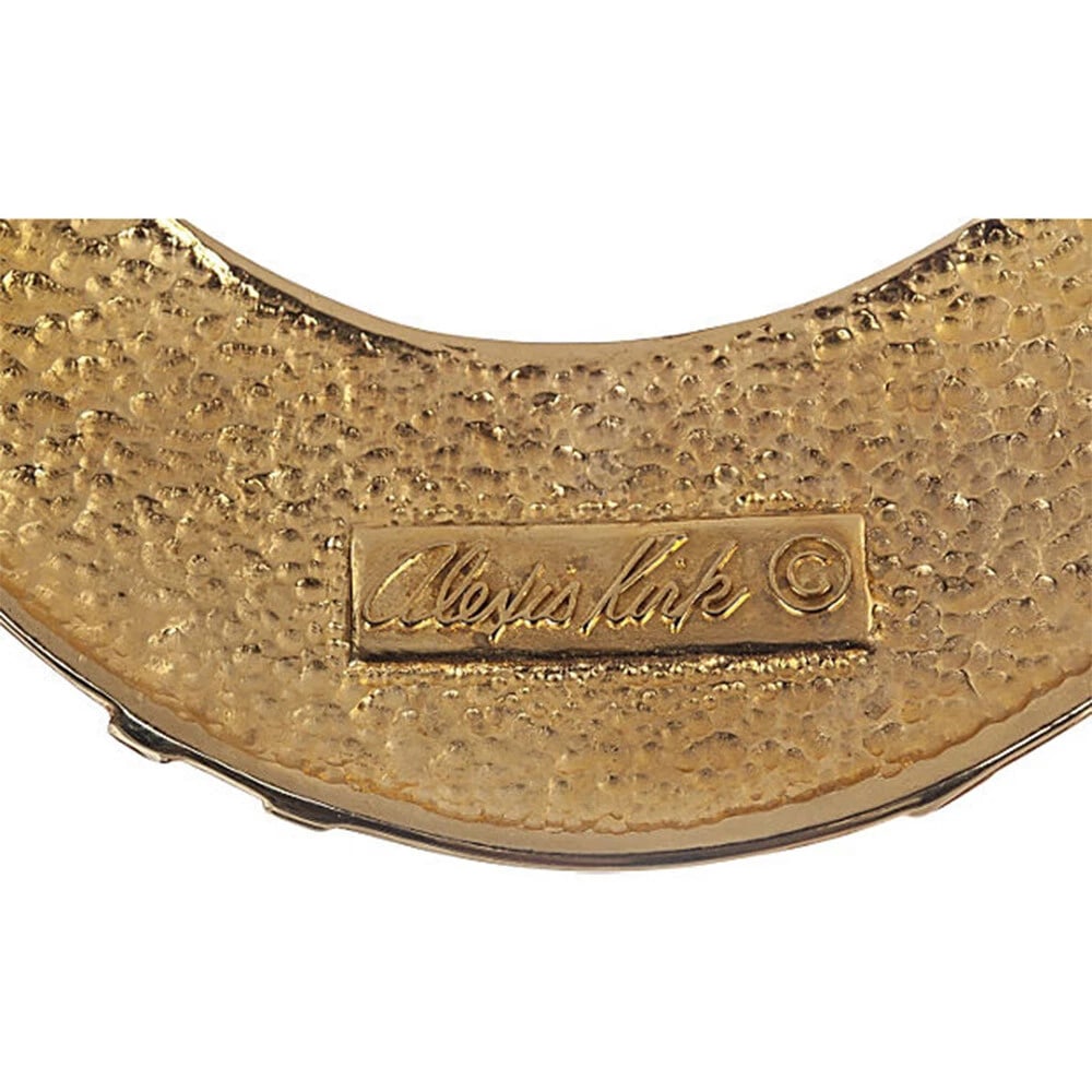 Alexis Kirk Enamel and Rhinestone Collar Necklace - 8