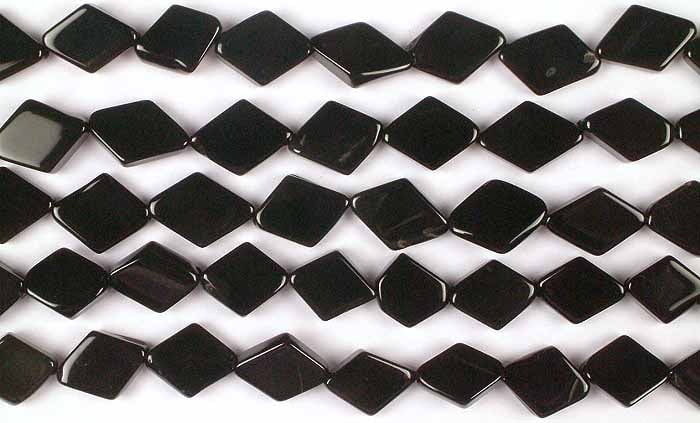 Black Onyx Kites / Semi-Precious Gemstone Beads: Title: Black Onyx Kites / Semi-Precious Gemstone Beads Description: Black Onyx is believed to assist in managing the Chakras, particularly the Root Chakra. It is thought to provide stability and