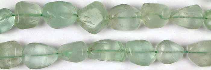 Green Fluorite Plain Nuggets / Gemstone Beads (1 of 1)
