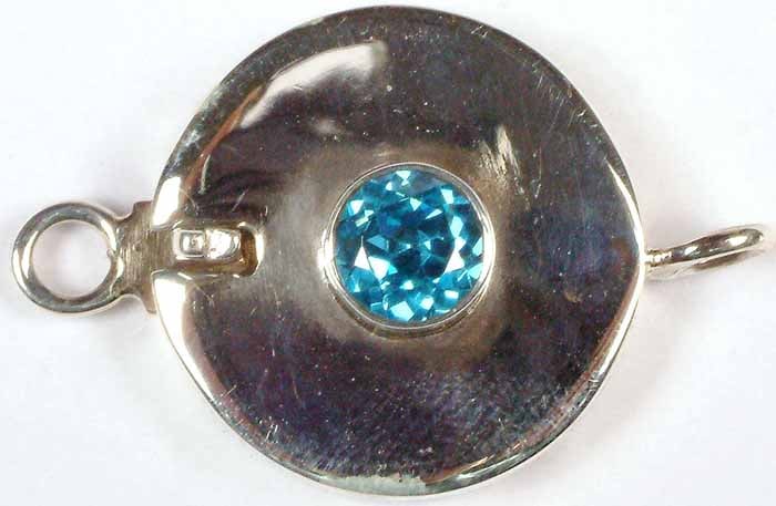CZ Closure (Price Per Piece) / Gemstone Beads: Title: CZ Closure (Price Per Piece) / Gemstone Beads Description: This CZ Closure doubles as a stunning piece of jewelry on its own. Featuring a brilliant blue CZ stone set in a circular sterling