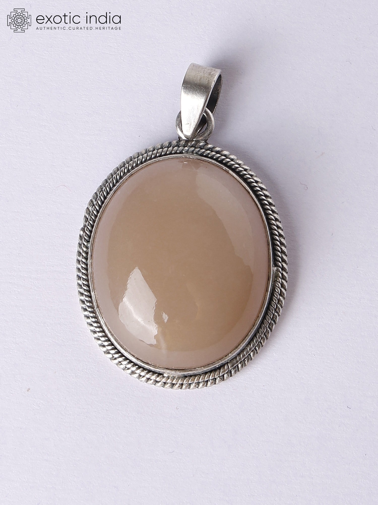 Oval Shaped Opal Pendant - 2