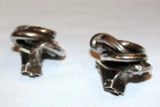 Hand Made Sterling Silver Spiral Earrings - 3
