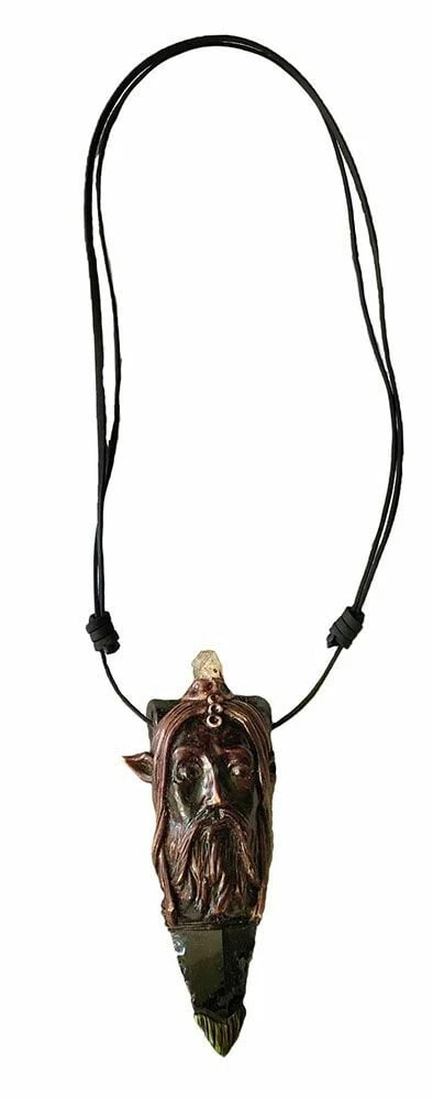 New Black Artisan Hand Made Elf Necklace (1 of 4)