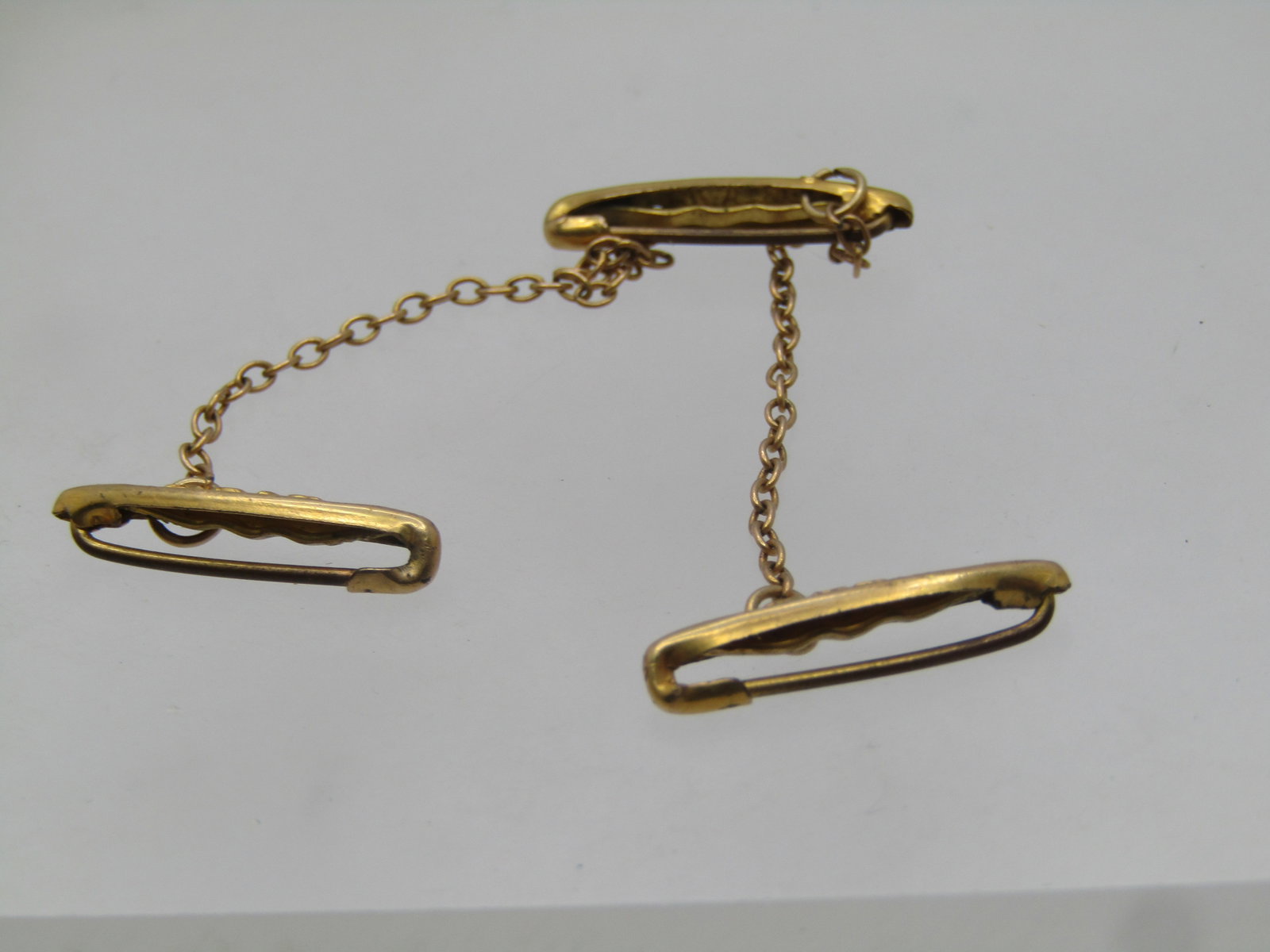 Vintage Triple Baby Scatter Brooch, Victorian, 10kt G.F. C-Clasp - 2