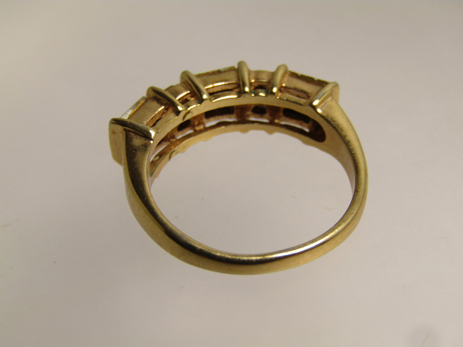Vintage 10kt G.F. CZ Ring, Sz. 6, 1980's-1990's - 3