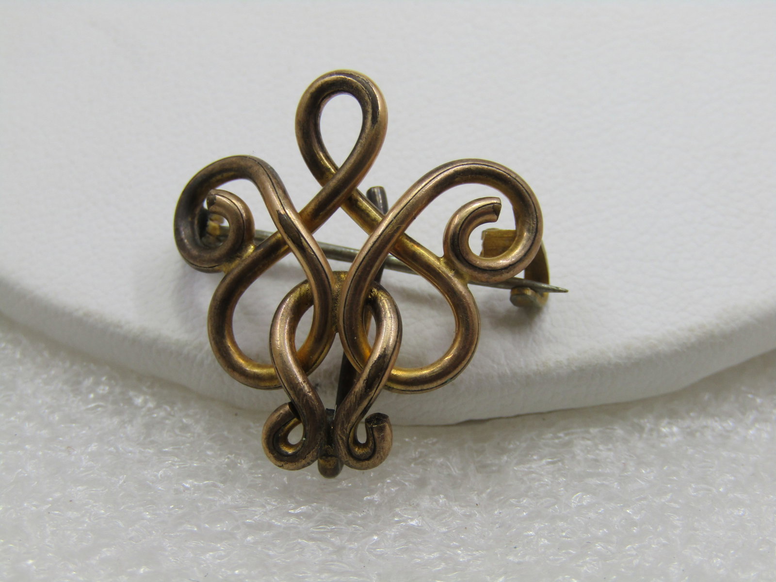 Victorian 10kt G.F. Ladies Brooch with Watch Hook - 5