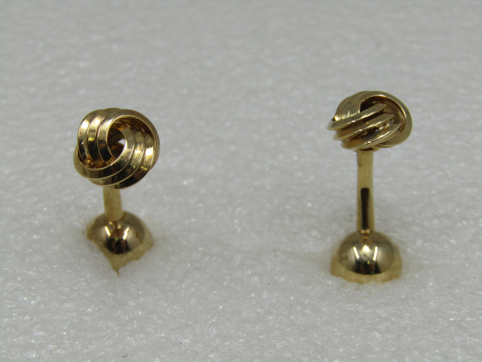 Vintage Love Knot Cufflinks, Tuxedo Style, 1" - 3