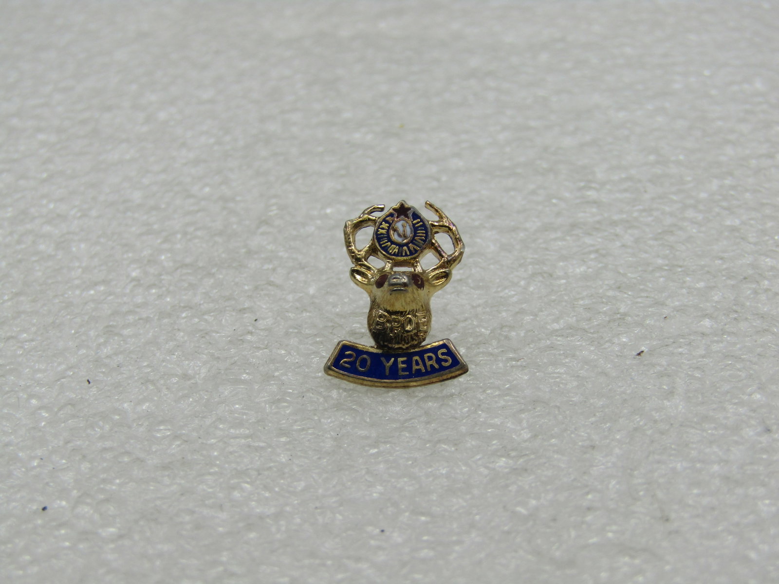Vintage Sterling Order of Elk 20 Year Pin - 4