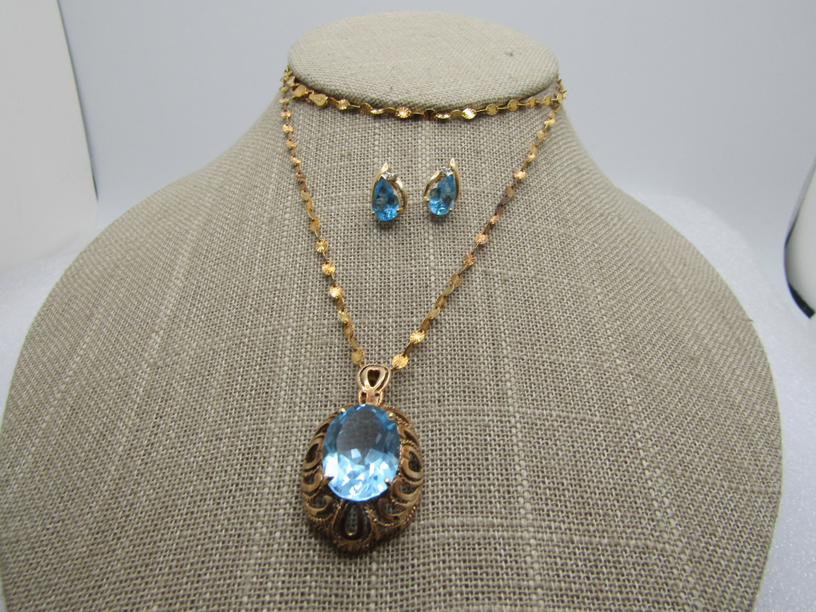 Vintage Sterling Vermeil, 24" Chain, Signed Danecraft. (1 of 7)