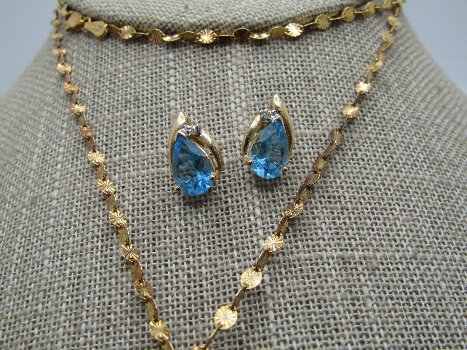 Vintage Sterling Vermeil, 24" Chain, Signed Danecraft. - 4