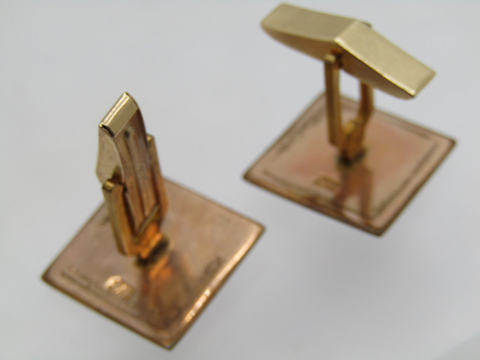 Vintage Century Club Cufflinks, Signed/Marked M1/10 10kt DP - 3
