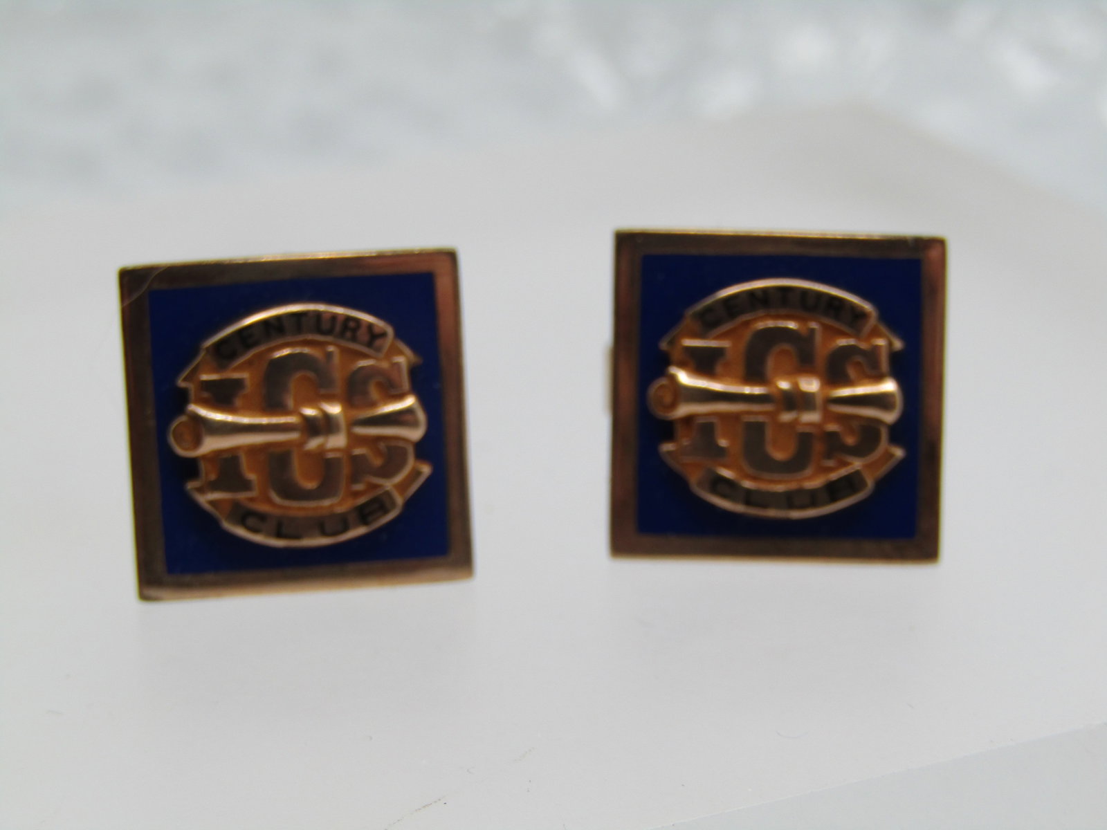 Vintage Century Club Cufflinks, Signed/Marked M1/10 10kt DP - 5