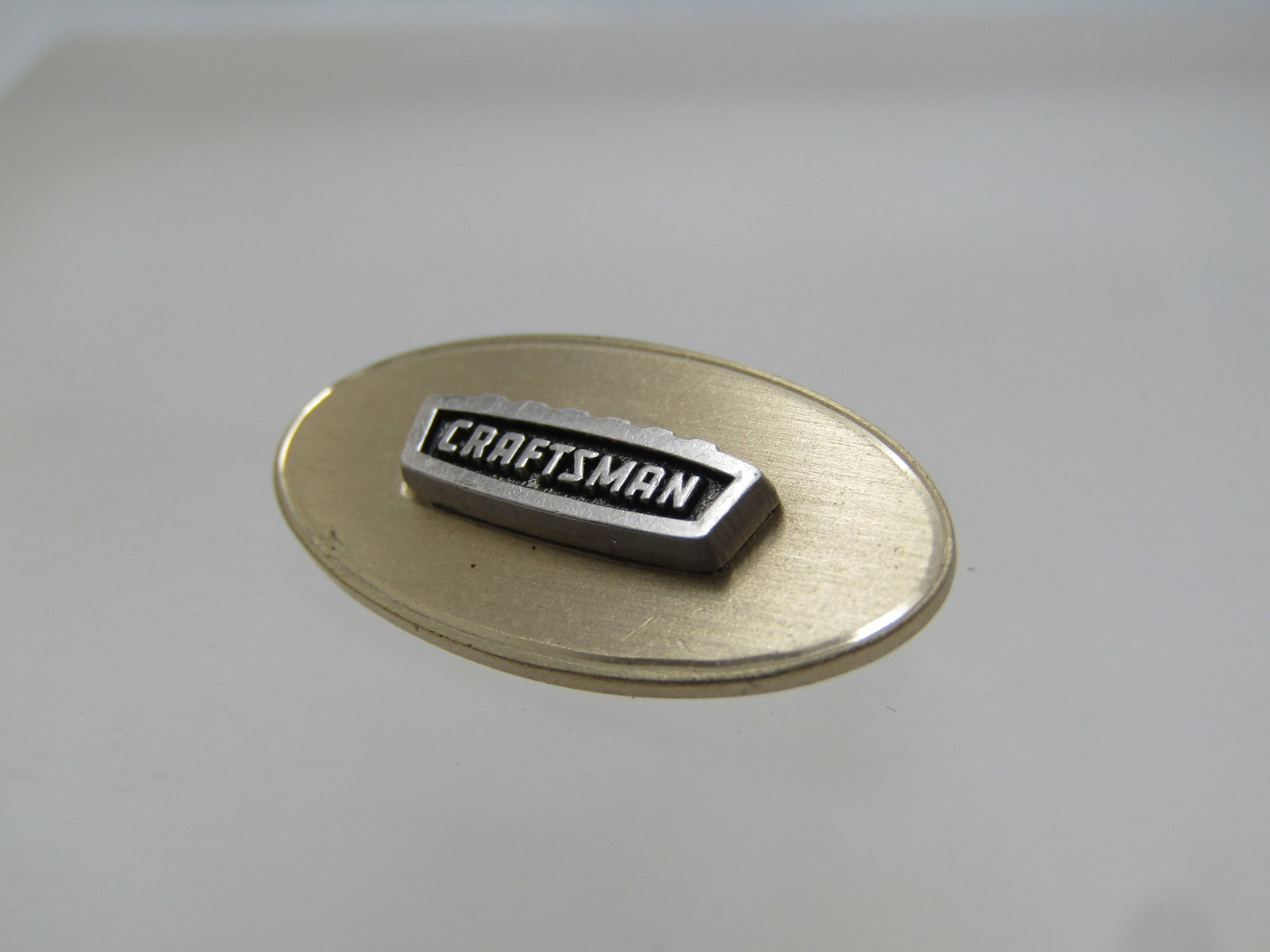 Vintage Craftsman Oval Pin, Advertising/Service Pin, 1960's-1970's - 2
