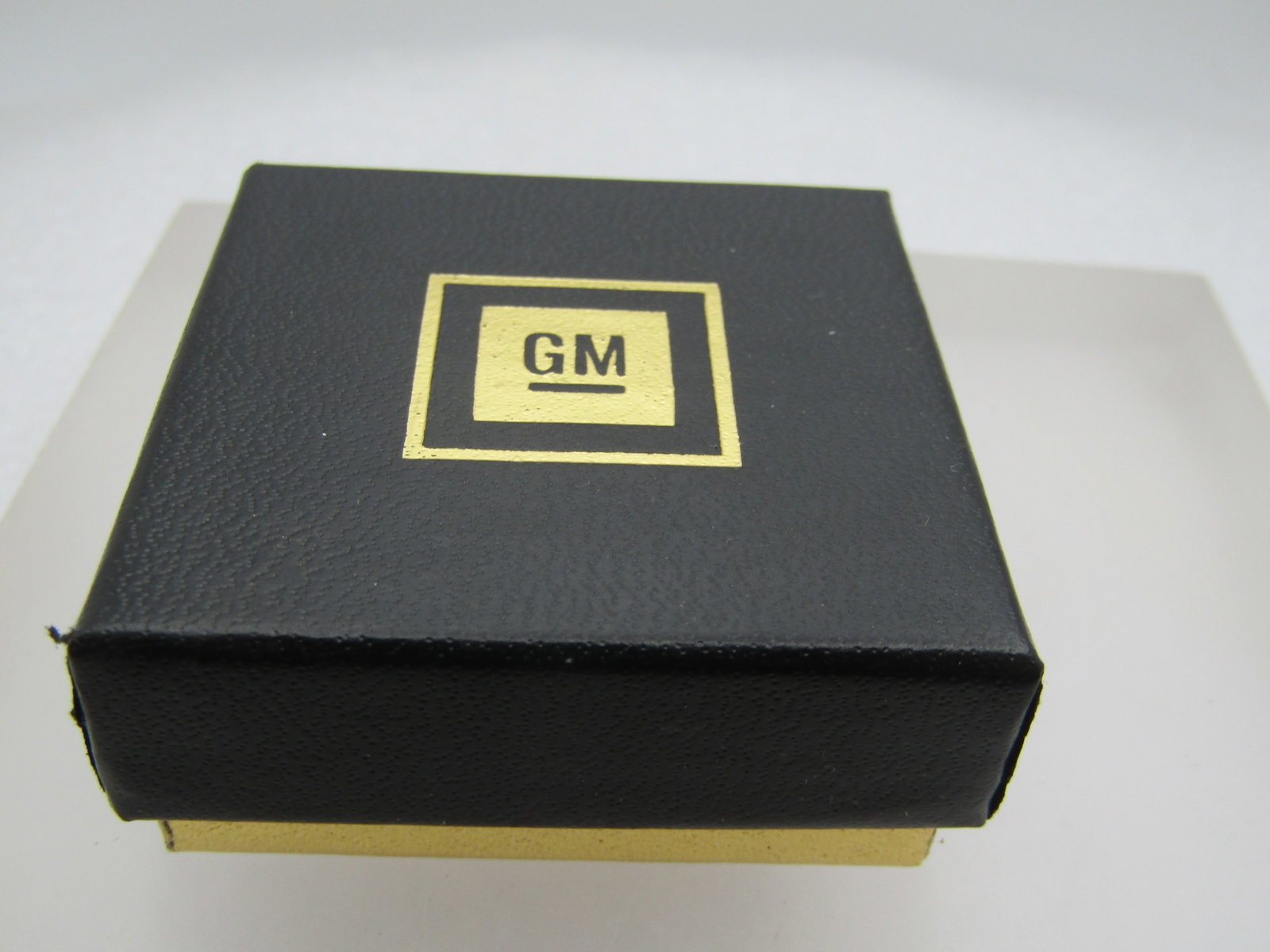 Vintage 10kt G.F. Emerald General Motors SPO Tack Pin, In Original Box - 2