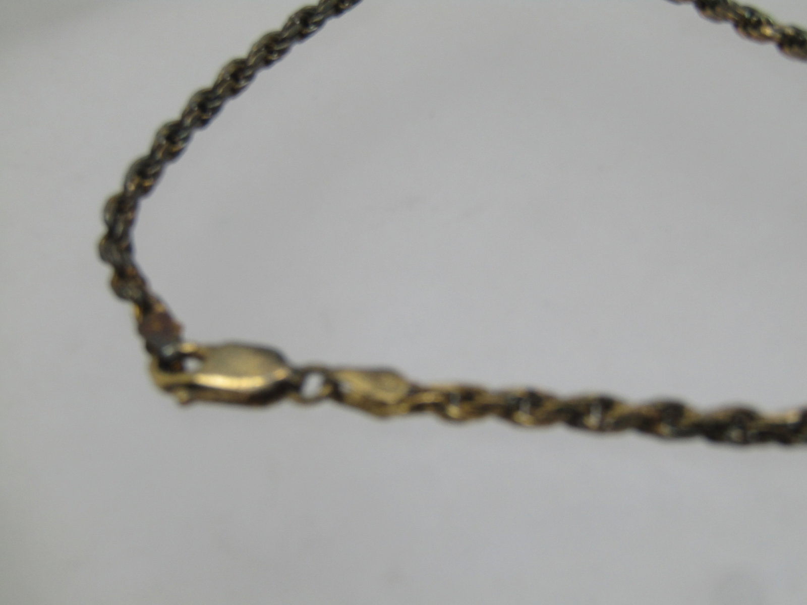 Vintage Sterling Vermeil Rope Bracelet, 8", Unisex, 1980's, Signed - 3