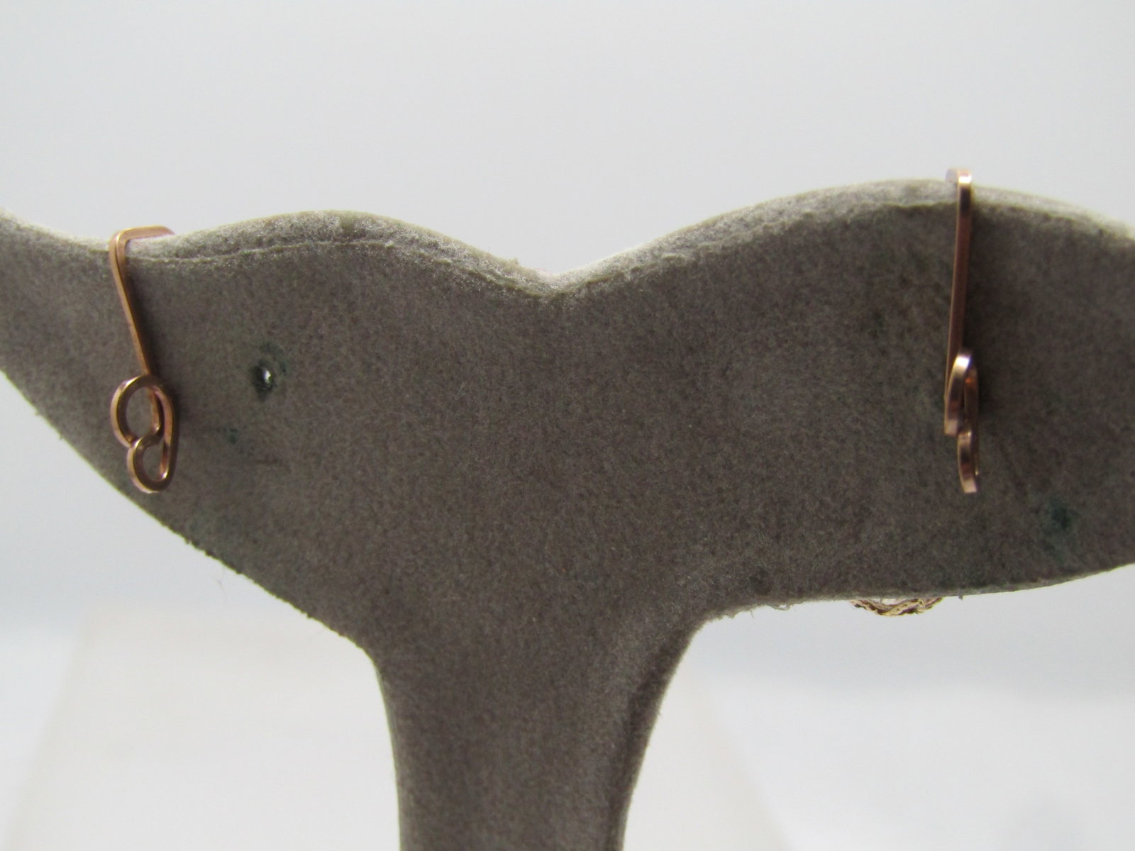 Vintage Faceted Crystal Drop Slide Earrings, Mid-Century, 10kt GF - 3