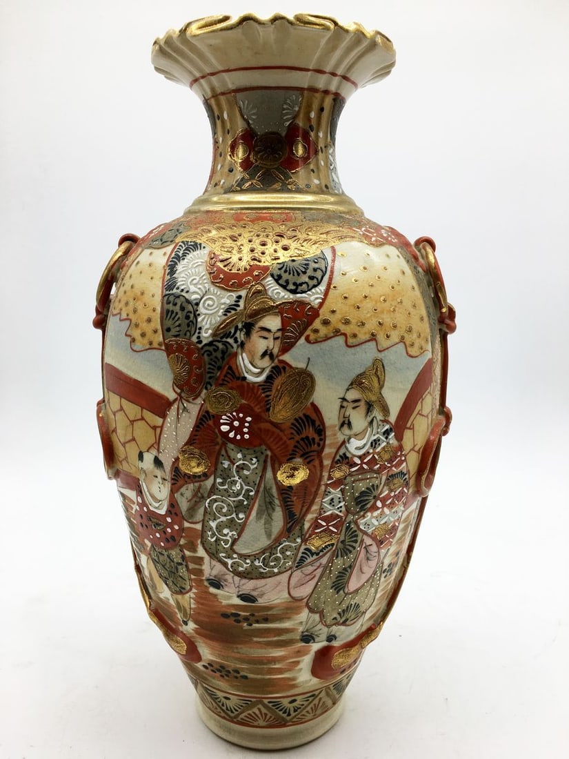 Satsuma Porcelain Vase - 6