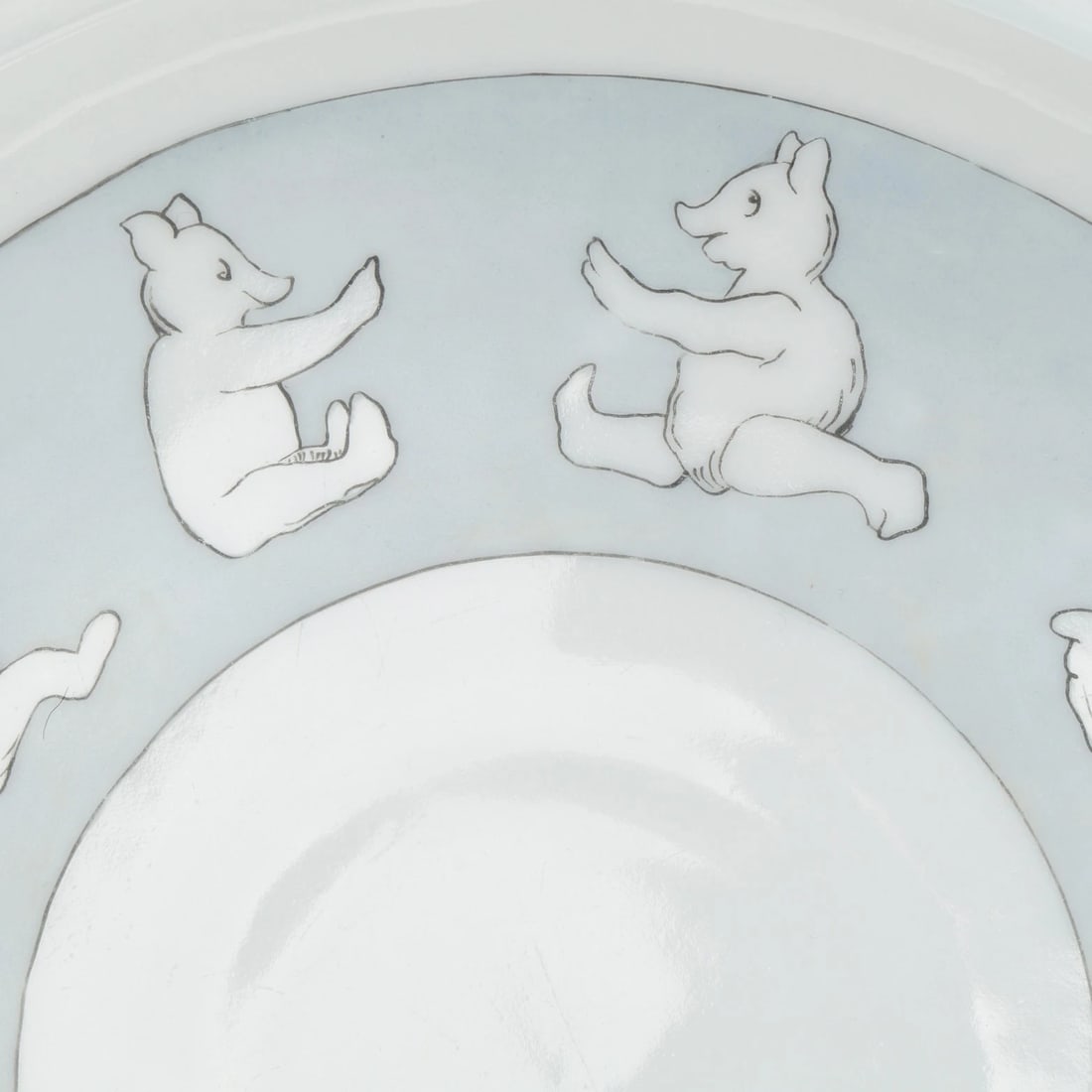 German Child's Dish with Teddy Bears c 1916 - 3