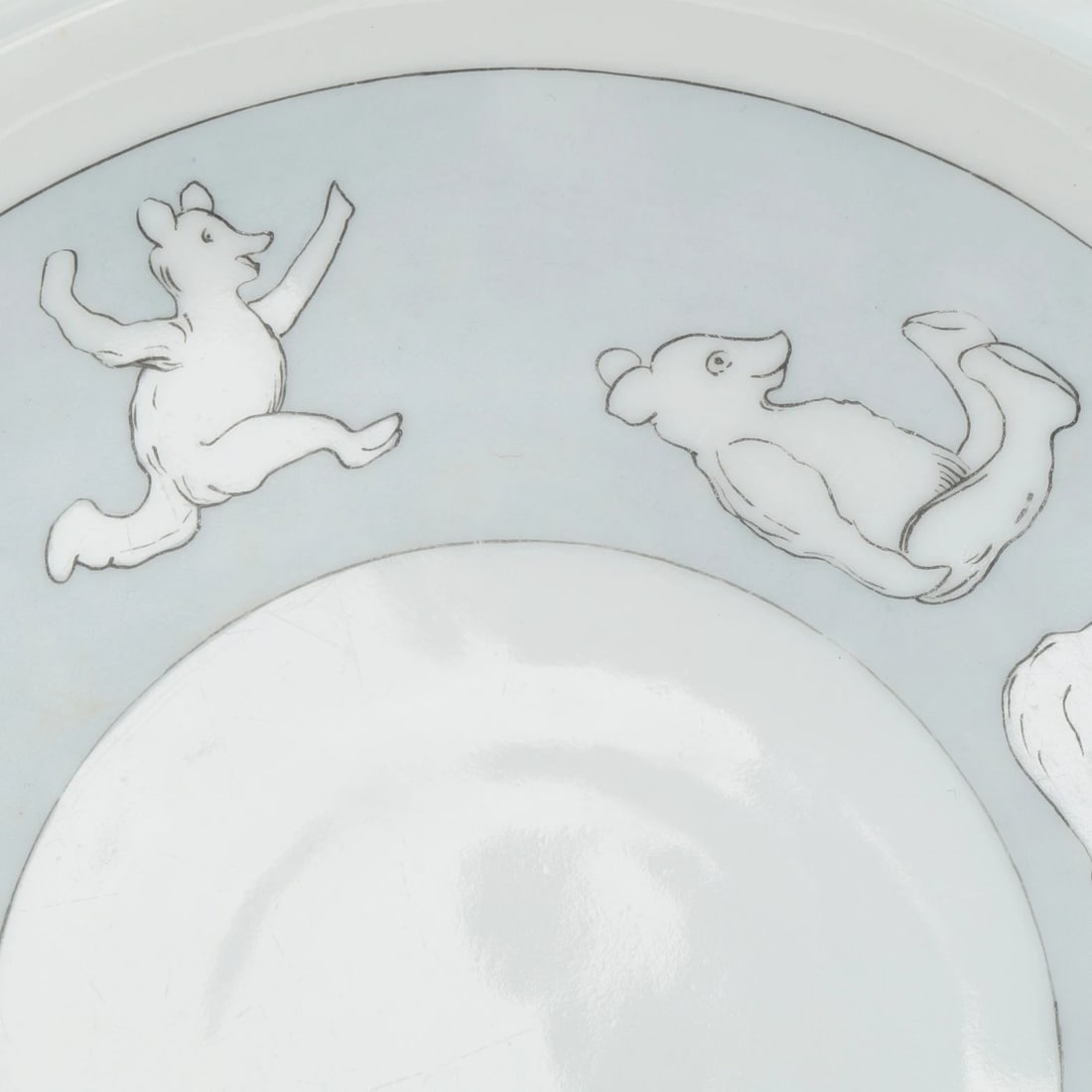 German Child's Dish with Teddy Bears c 1916 - 4