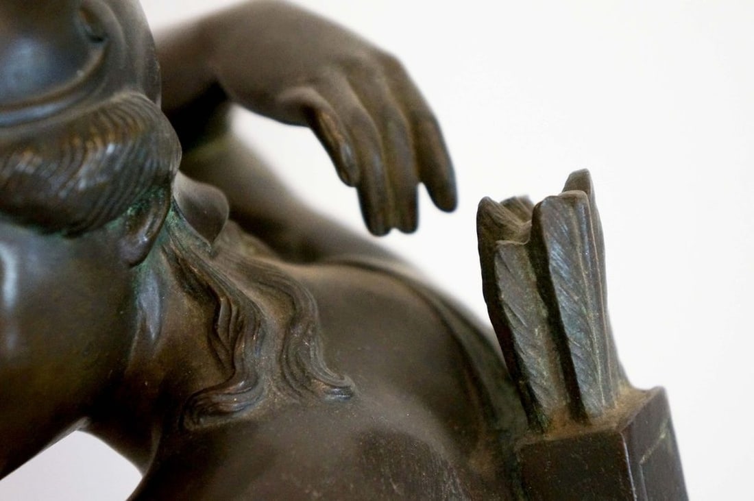 France bronze sculpture of the Amazon Rudolf Kaesbach late 19th century - 10