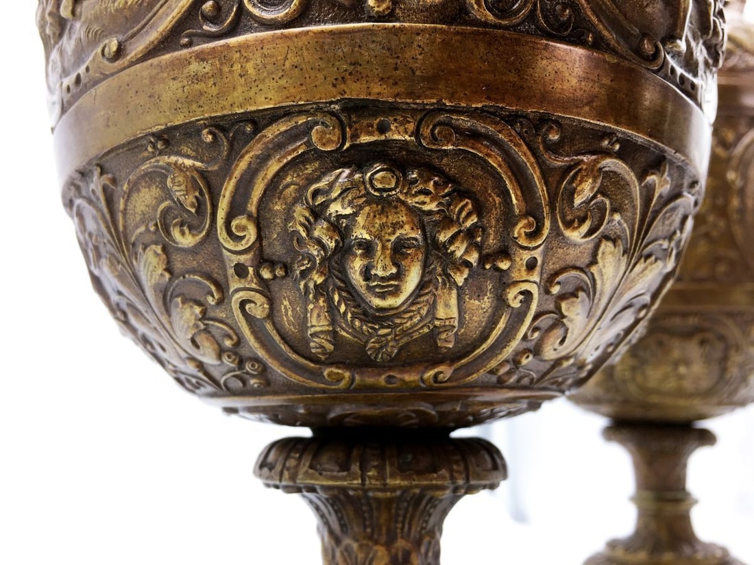 Bronze antique vases - 10