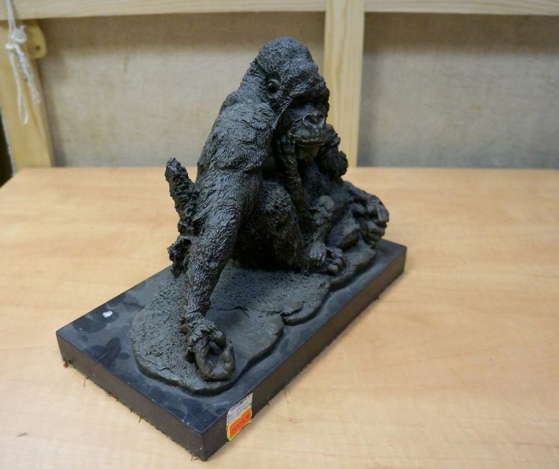 France Bronze figurine of a chimpanzee Barbadiens workshop Late 19th century - 2