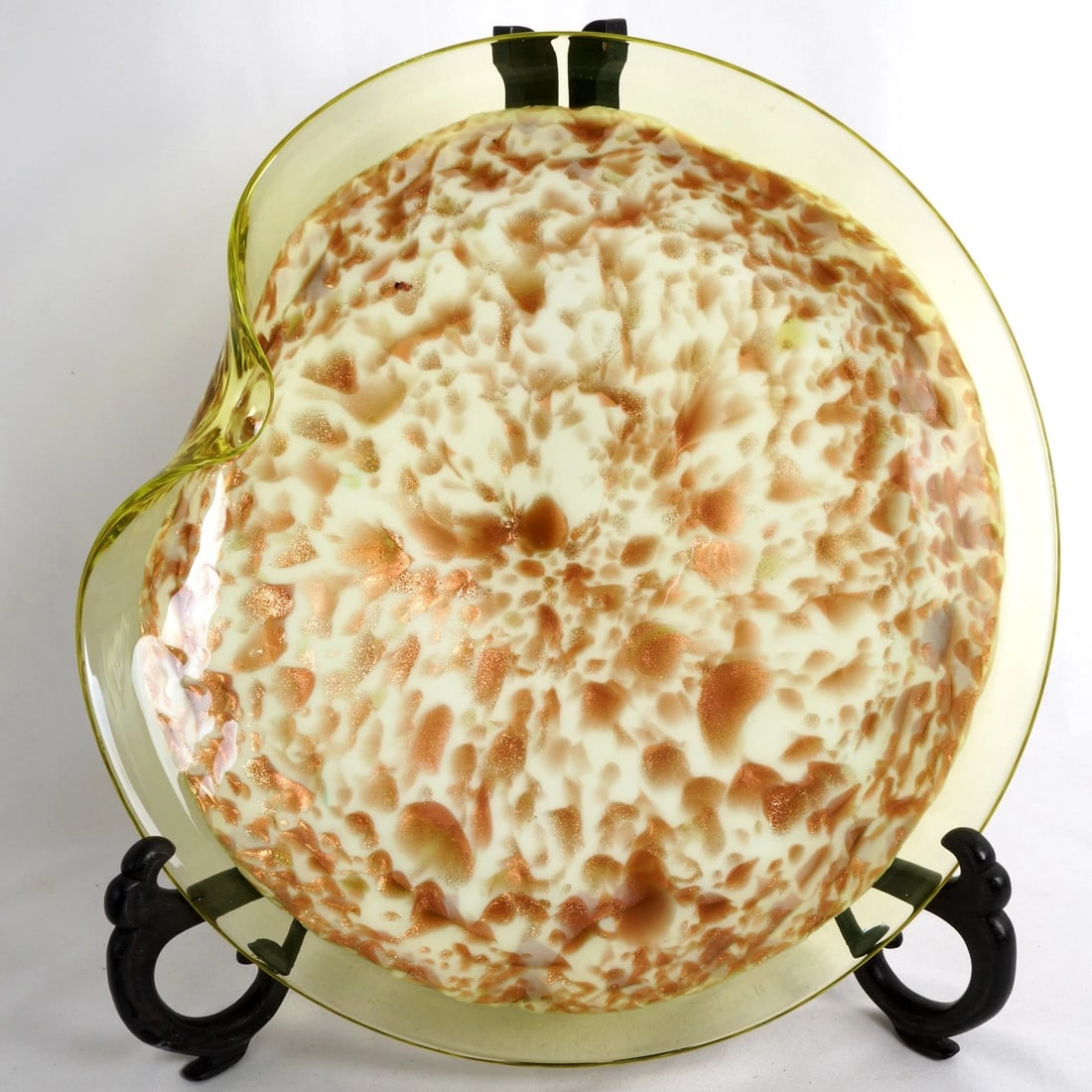 XL 1960s Murano Glass Centerpiece Bowl - 4