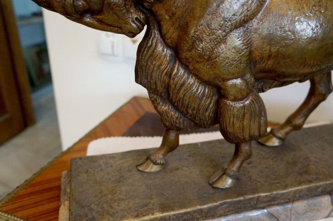 France Bronze sculpture of a bull mid 19th century - 14
