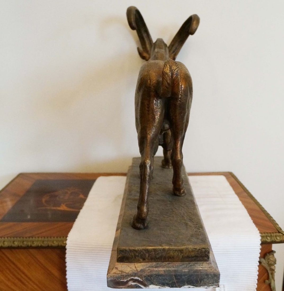 France Bronze sculpture of a bull mid 19th century - 6
