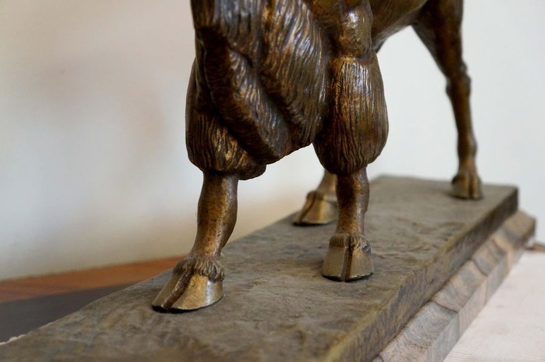France Bronze sculpture of a bull mid 19th century - 9