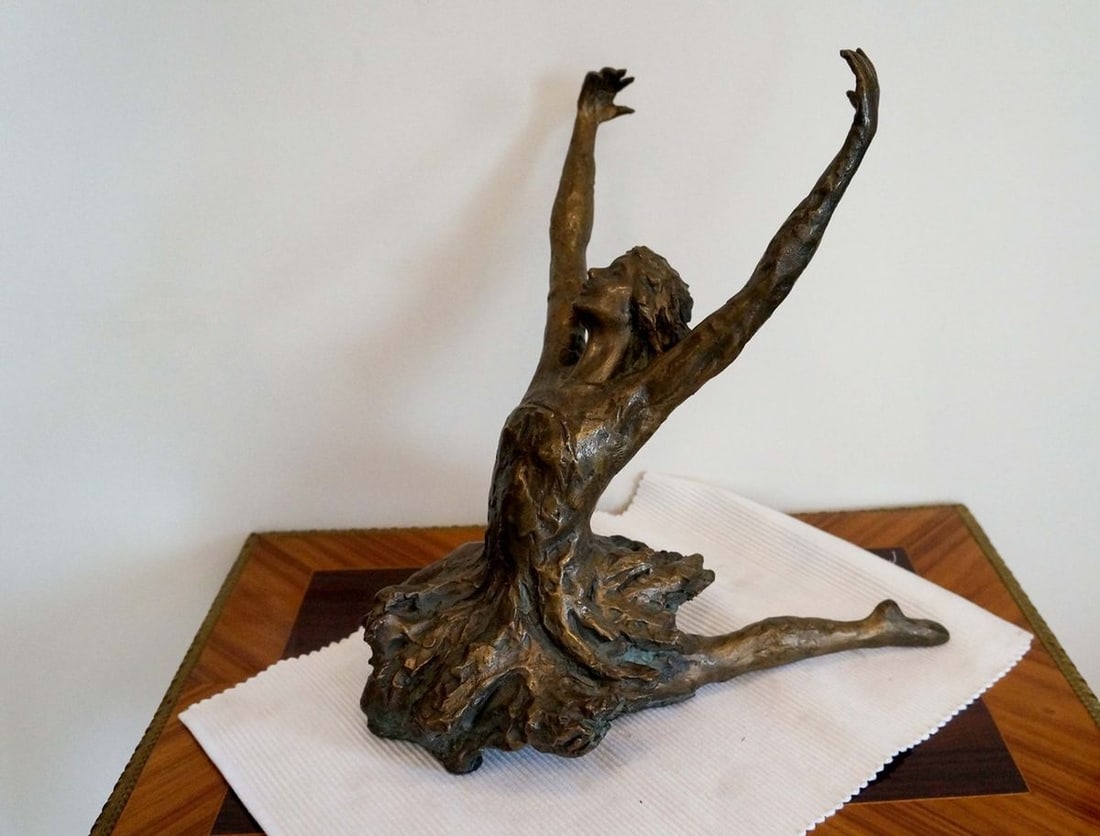 USSR Sculpture "Dying Swan" Matvey Genrikhovich Manizer 1930s - 4