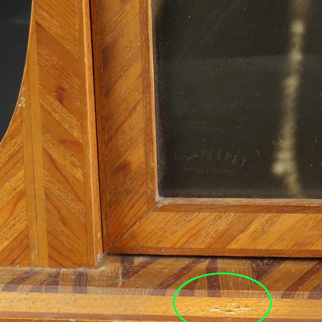 1930s Wood Marquetry Picture Frame - 6