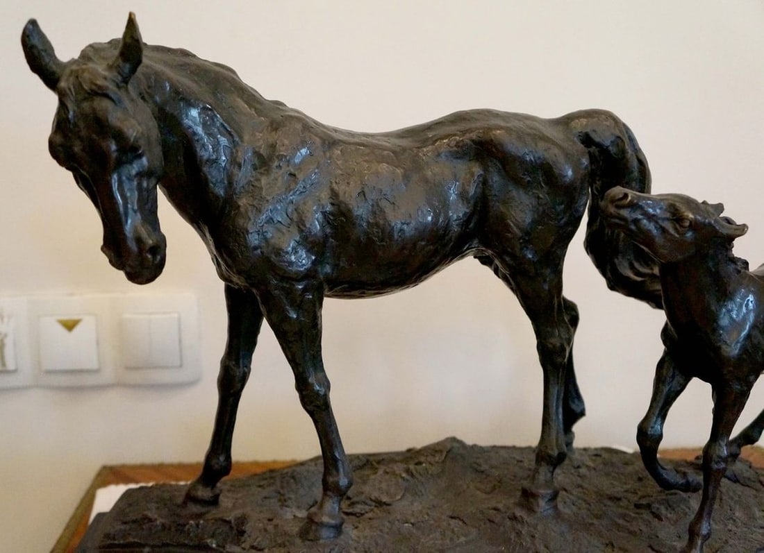 Horse statue P.-J. MENE late 19th century - 2