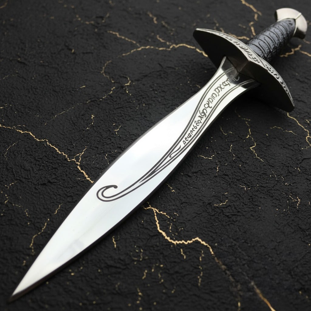 Ancient Style Fixed Blade Dagger Medieval Fantasy Collectible Knife - 2